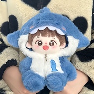 Onesie Shark Doll 10cm Baby Shark Suit For Doll 10cm | 10cm Cute Fluffy Outfit Plushie Doll