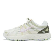 Nike Casual Shoes P-6000 GS Big Kids Women's Beige Green Retro Cushioning [ACS] IB8888-111