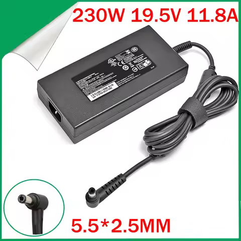 For CHICONY 19.5V 11.8A 230W 5.5x2.5 A12-230P1A A17-230P1A A230A012L AC Adapter For MSI GS75 GS65 ST