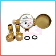 GV Great Volume Water Meter | Heavy Duty | All Brass | US Export Quality | 15mm