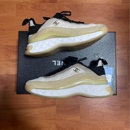 Chanel香奈兒徽標低幫雙C運動休閒鞋 女款 37碼