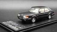 [經典車坊] 1:43 Saab 900 Turbo Mk1 1/43 第一代 紳寶 900 三門 渦輪 絕版 模型車