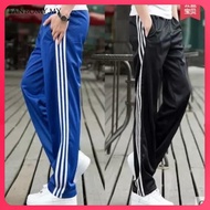 baggy tracksuit elgini tracksuit seluar tracksuit lelaki Spring Autumn Thin Three-Bar Polyester Slip