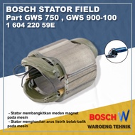 BOSCH Field Part GWS 750, GWS 900-100 - 160422059E BOSCH ORIGINAL SPARE PARTS BOSCH Stator Rotor/