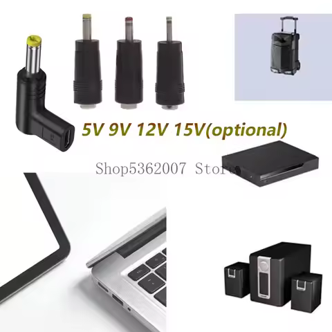 USB C Type-C to 5.5x2.5mm,4.0x1.7mm,3.5x1.35mm,2.5x0.7mm Power Adapter for Router LED Light Fan Any 