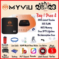 [Ready Stock] Myviu K2 Malay Version 2GB RAM 16GB Memory FREE IPTV Malaysia TVBOX Android TV