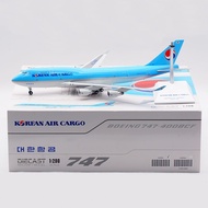 Ready Stock Airplane Jcwings 1: 200 Alloy Airplane Model Korean Airlines Boeing B747-400 HL7486