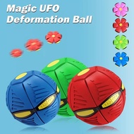 AAKids Magic UFO Flying Ball Blast Ball Flying UFO Disc Pop Up Ball with LED Light Toys for Boy Girl