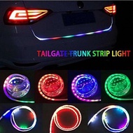 3D Trunk Light Bumper Boot Bonnet Led Running Light Strip Rear Roof Drl Trun Signal Bar Lamp Driving