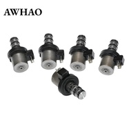 [AWHAO] New F4A41 F4A51 46313-39051 MD758981 Transmission Shift Solenoid Set Kit 5Pcs Replacement fo