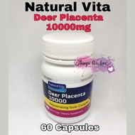 Natural Vita Deer Placenta from New Zealand 10000mg
60 capsules