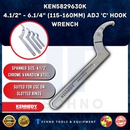 KENNEDY KEN5829630K 4.1/2"-6.1/4"(115-160mm) Adjustable 'C' HOOK WRENCH
