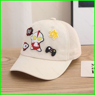 B4 Fashion Cartoon Ultraman Baby Peaked Cap Boy Outdoor Travel Leisure Breathable Comfortable Sun Ha