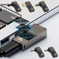 NONEDYODYER5 Type-C to DC Adapter, PD 100W Digital Display USB-C to DC Converter, Fast Charging Univ