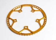 LiteproพับจักรยานSingle Speed BCD130 Crankset Chainwheel 45T/47T/53T/56T/58T 170มม.สแควร์Crankอะลูมิ