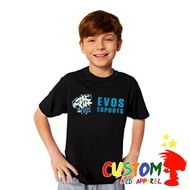 Baju Kaos Anak Anak Evos Esports - Custom Kids