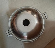 Buffalo 五層鑊牛頭牌40cm 雙耳中式炒鑊連蓋 不銹鋼鍋具