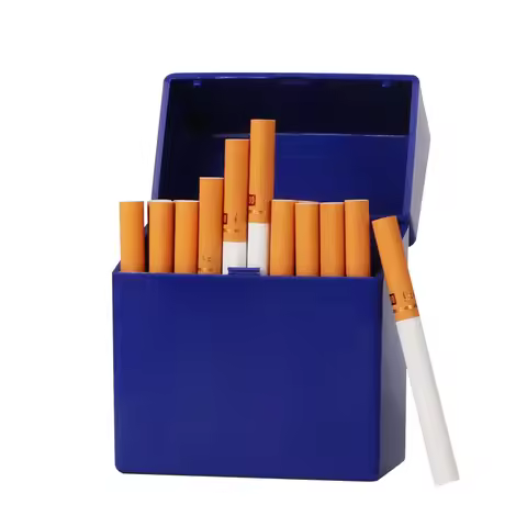 30/40/50 Coarse Cigarettes Plastic Cigarette Case Box Smoking Accessories Storage Cigarettes Portabl