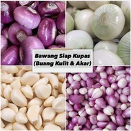 SIAP KUPAS / BAWANG KUPAS - Bawang Merah Kecil (Shallot) / Bawang Merah Besar / Bawang Putih / Bawan