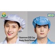 ESD Cap cleanroom cap food industries topi hat visor cap dust free unisex work cap