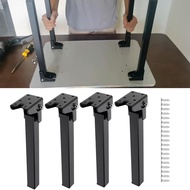 Fityle Kaki Kaki Meja พับได้4ชิ้นแบบทำมือขาโต๊ะติดตั้งง่ายโต๊ะพับเก็บได้ทันสมัยสำหรับโต๊ะกาแฟออฟฟิศบ