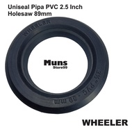 Uniseal Rubber PVC Pipe 2.5 Inch Aquaponic and Hydroponic System WHEELER