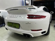 Porsche 991 992 911 OEM aero kit rear spoiler wing ducktail 鴨尾 大尾翼 原廠 gt3 gt3rs sport