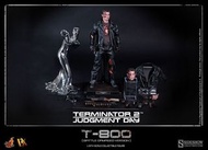 全新啡盒未開 Hot Toys - DX13 - Terminator 2: Judgment Day: 1/6th scale T-800 (Battle Damaged Version) 未來戰士