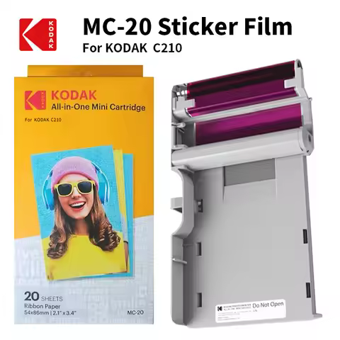 10-100 Sheets Classic Kodak Mini 2/Shot All-in-One Ink Cartridge Set Kodak C210 Dedicated Printing M