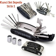 KUNCI LIPAT SET 16in1 hex key wrench OBENG SHOCK PAS SEPEDA MOTOR TOOL KIT 16 in1