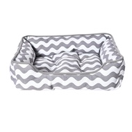 Trustie Grey Wave Pet Bed (56x46xh16cm)