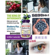 【Webber Naturals 藍莓濃縮精華膠囊(120