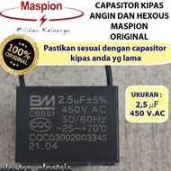 Kapasitor Capasitor Kipas Angin dan Hexos Maspion Original