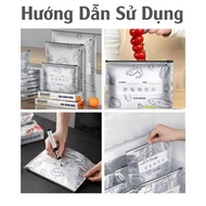 M78 Combo of 10 silver zip bags for fresh food, reusable titanium aluminum material MALAN