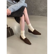 Fashionable Women's Shoes 2025 Winter Fashionable Comfortable Casual Fur Shoes Korean Version Square