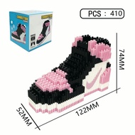 PAIFU Mini Building Blocks Basketball Shoes Bricks Toy 3D Diamond Nano Block Sneakers Decoration Micro Particles Compatible Building Brick Block Educational Toys Give Holiday Christmas Gift Others