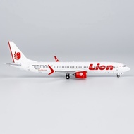 Ready Stock NG Brand 1: 400 Indonesia Lion Air B737 Max9 PK-LRF Alloy Airplane Model Out of Print Mo
