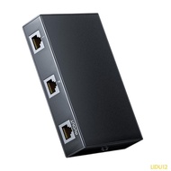 Lidu12 RJ45 Splitter Selector Switching 2 Ports Networking Switching Splitter Selector 2 in 1 Out 1 