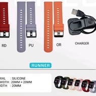 Strap Silicone + Charger Smartwatch DIGITEC RUNNER ORIGINAL Dpt 2 Pcs
