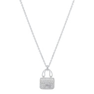 HERMES 18K白金Amulettes Constance Pentant鑽石項鍊