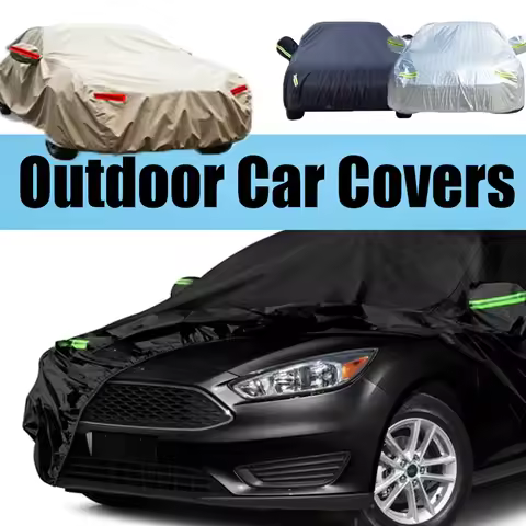 For Ford Focus Sedan Outdoor Waterproof Car Cover Custom 1999-2025 UV Protection with Reflective Str