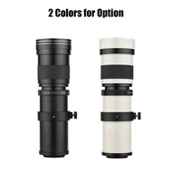 420-800mm Super Telephoto Zoom Lens F/8.3-16 Manual Focus T-Mount with EF Adapter Ring for Canon EOS