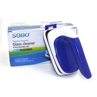 Magnetic tank cleaner for fish tank. Floating type.Strong suction remove algae effectively. Availabl