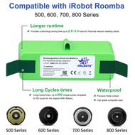 Sul-shop【ส่งจากกรุงเทพ】แบตเตอรี่ Li-on 14.4v 5200mAh battery สำหรับ iRobot Roomba 500 600 700 800 90