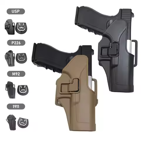 Tactical Gun Holster for Glock 17 19 M9 Colt 1911 P226 HK USP Airsoft Belt Holster General Hunting P