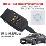 New HEX V2 VCDS VAGCOM V25.3 5053 Foreign Trade Version Professional Diagnostic Tool for VW Audi Sko