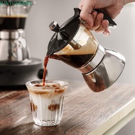 JUNYUE88WL Visible Moka Pot, 4/6 Cups Transparent Pot Body Coffee Maker Pot, Coffeeware Universal St