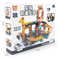 159pcs Rail Adventure Car Building Blocks / Adventure Car Run Blocks