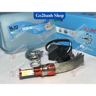 HJG 3-heart led headlight bulb with radiator wire for Winner, Exciter, Sirius, Future Fi 125, Wave R