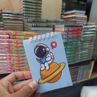 Block Book spiralNotesRing size PatternedA7